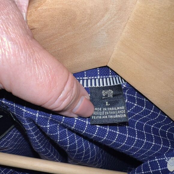 Scotch & Soda Shirt Mens Large Blue Adult Regular Check Long Sleeve Off Piste - Picture 11 of 12